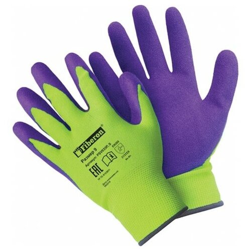 Перчатки Fiberon полиэстер, покрытие Sandy Latex.