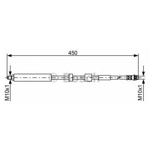 Шланг Тормозной Перед E90 Xi* Bosch арт. 1987481481