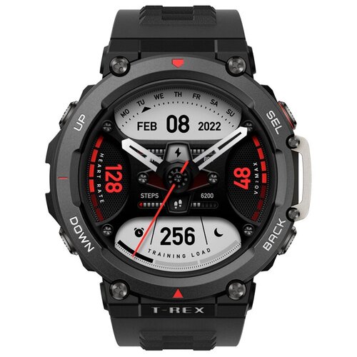 Умные часы Amazfit T-Rex 2 Ember Black 1457300₽