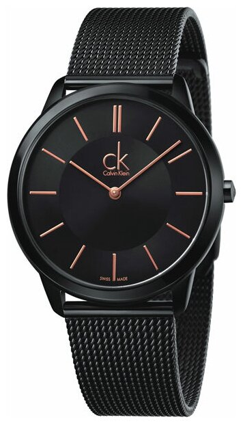 Наручные часы CALVIN KLEIN Швейцарские наручные часы Calvin Klein K3M21421, черный