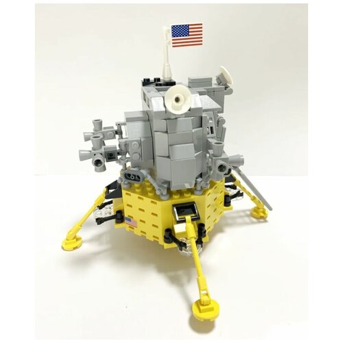 фото Конструктор happy build apollo lunar module (лунный модуль корабля "аполлон"), 319 деталей техник