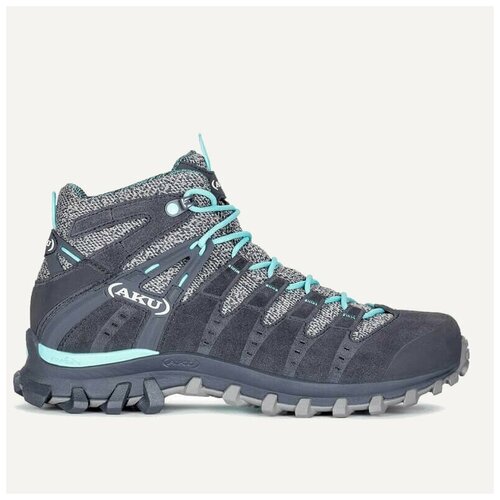 фото Aku ботинки ws alterra lite mid gtx anthracite/l blue, ru 40 uk 7