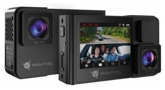 Видеорегистратор Navitel RS2 DUO DVR, черный