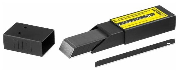 Сменные лезвия для ножей OLFA сегментированные EXCEL BLACK, 9х80х0,38мм, 13 сегментов, 50шт