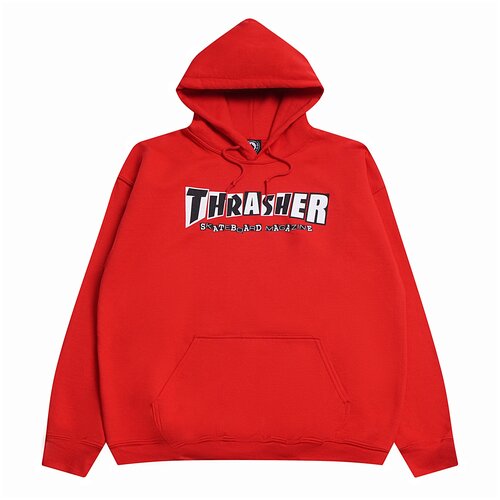 фото Худи thrasher baker x thrasher hood red / l