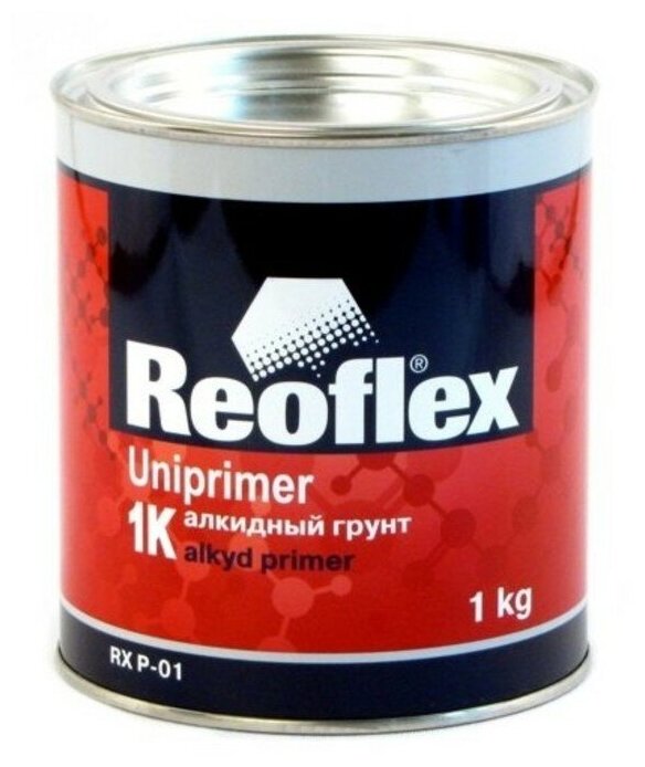 Грунт 1к Антикоррозийный Алкидный Серый (1кг) Reoflex Reoflex арт. RX P-01/1000