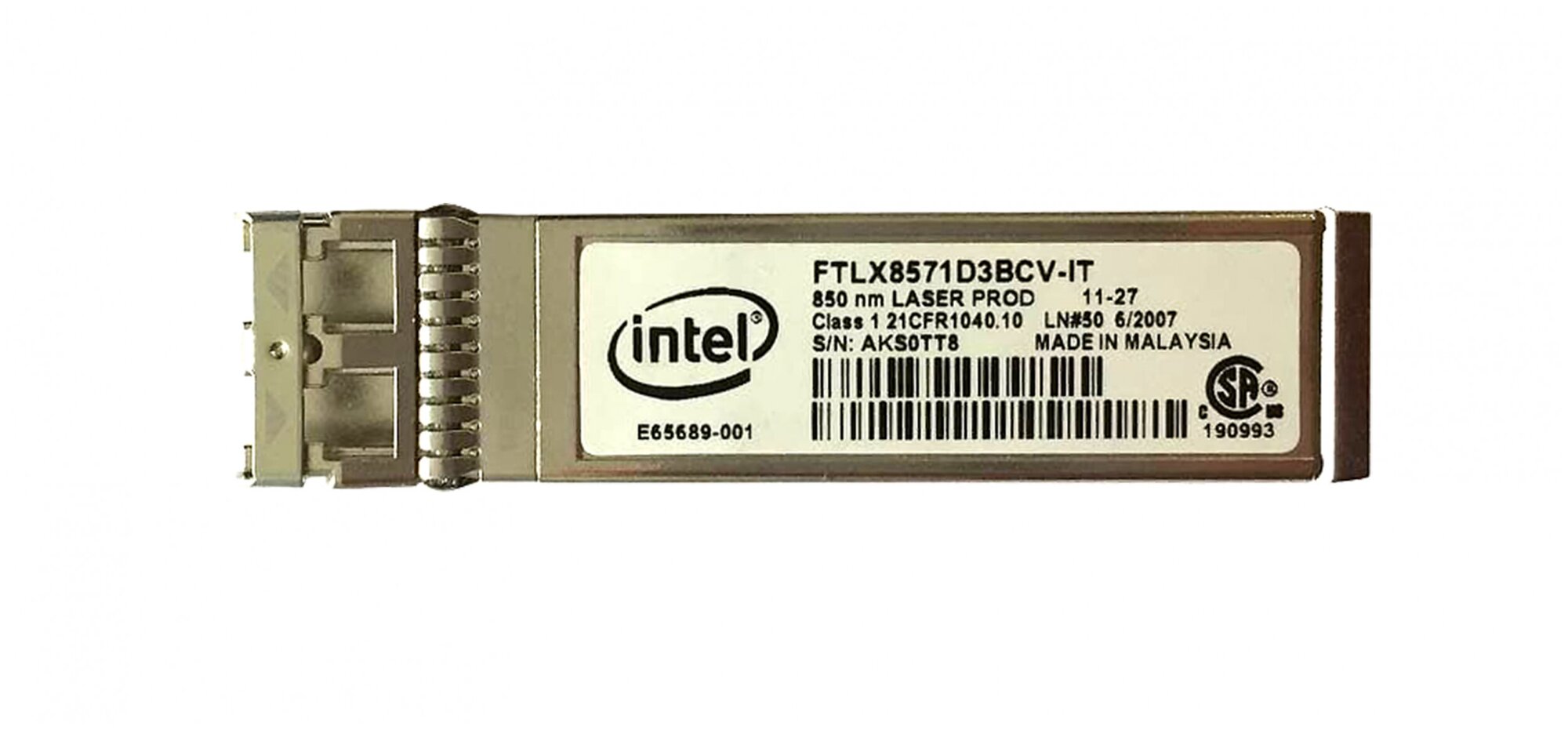 SFP+ трансивер Intel (FTLX8571D3BCV-IT )