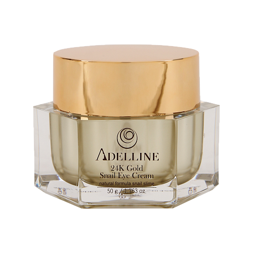 Adelline 24K Gold Snail Day Cream Дневной крем для лица, 50 мл дневной крем с коллоидным золотом и слизью улитки adelline 24k gold snail day cream 50