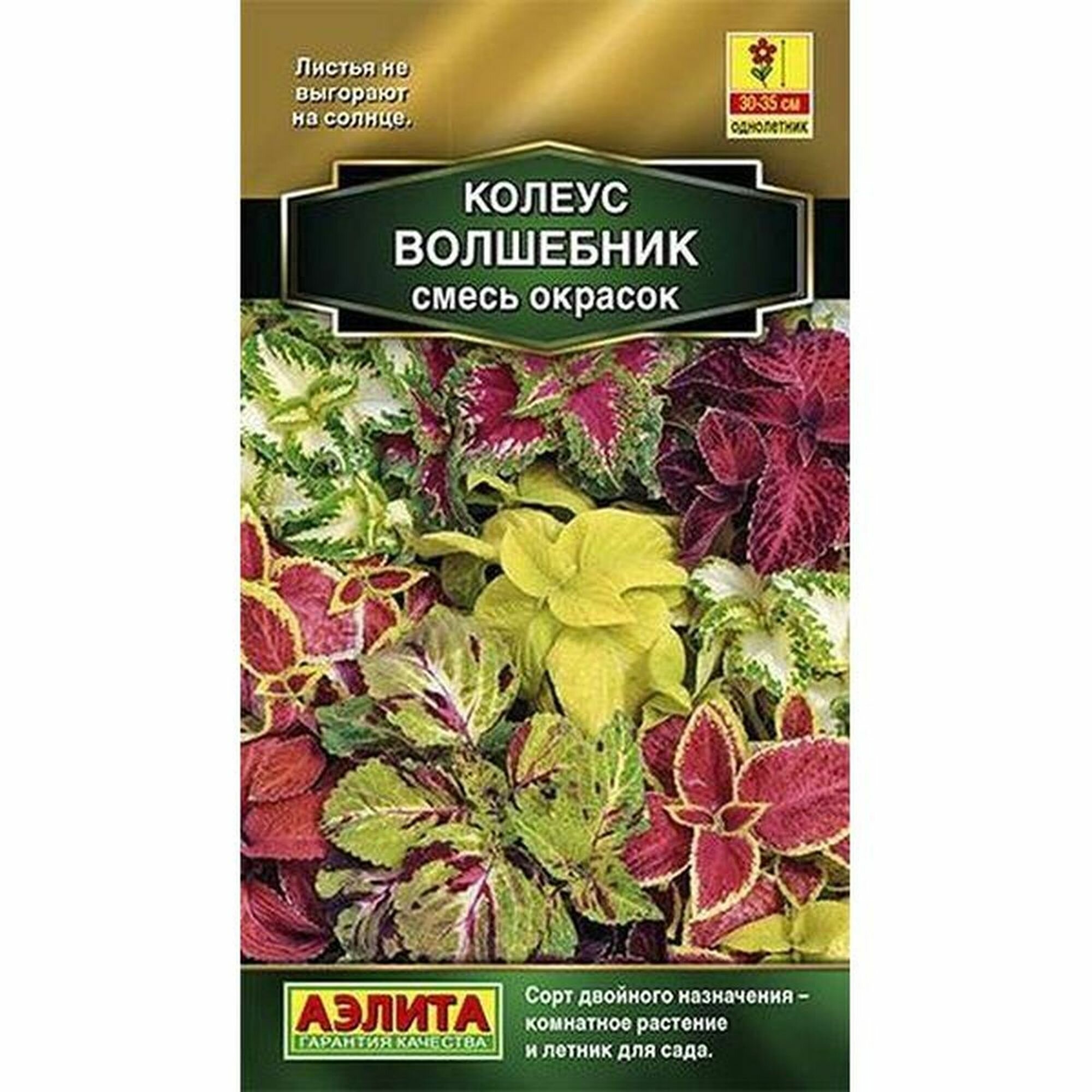 Семена Колеус блюме Волшебник смесь однолетник Аэлита 1 пачка - 10 семян