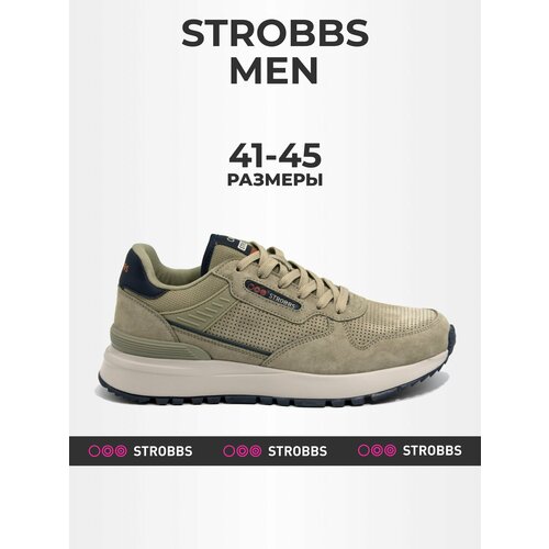 фото Кроссовки strobbs, размер 41, khaki