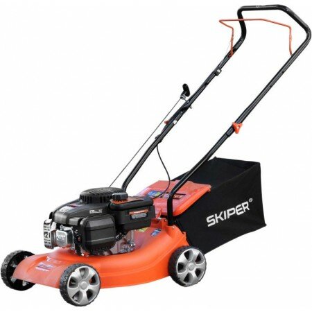 Газонокосилка Skiper GW401 роторная бензиновая 2500 Вт 3.5 л. с ширина скашивания: 40 см мягкий травосборник 45 л