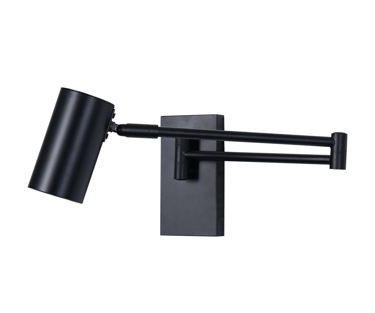 Бра стиль модерн металл GU10 раздвижной мощность 5 Вт черный