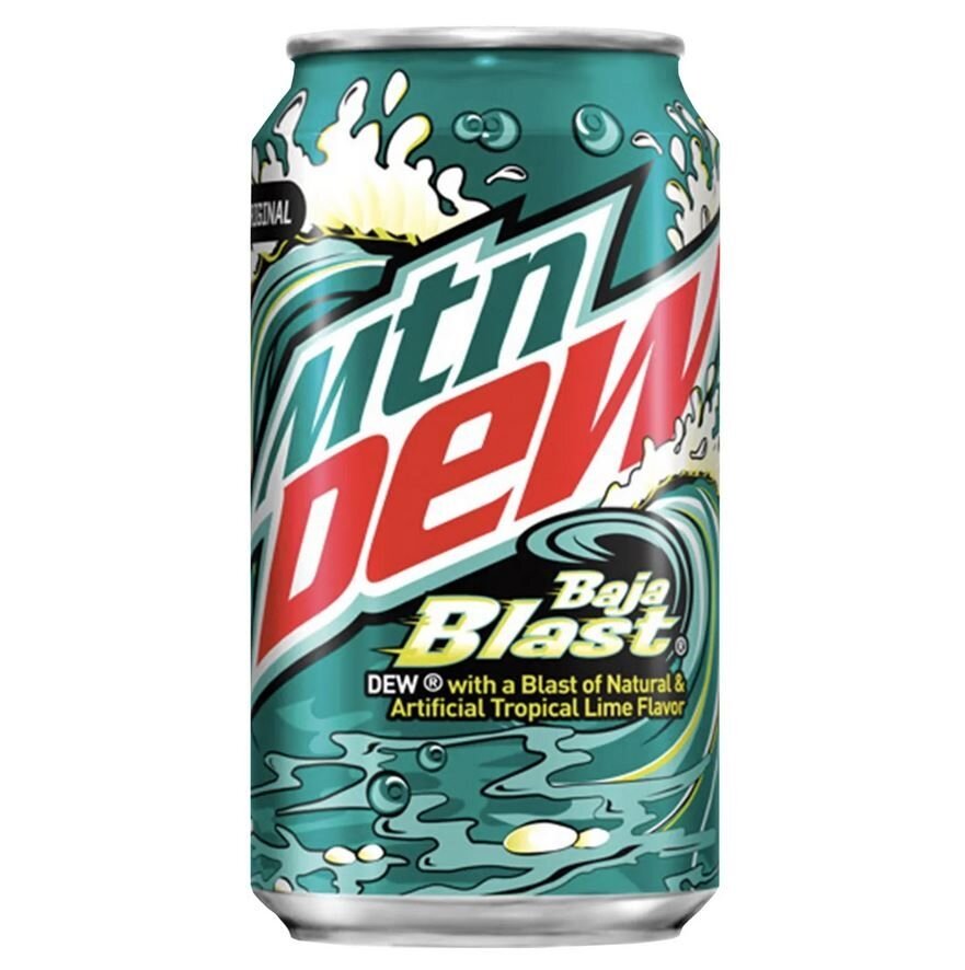Mountain Dew Baja Blast газированный напиток 355 мл