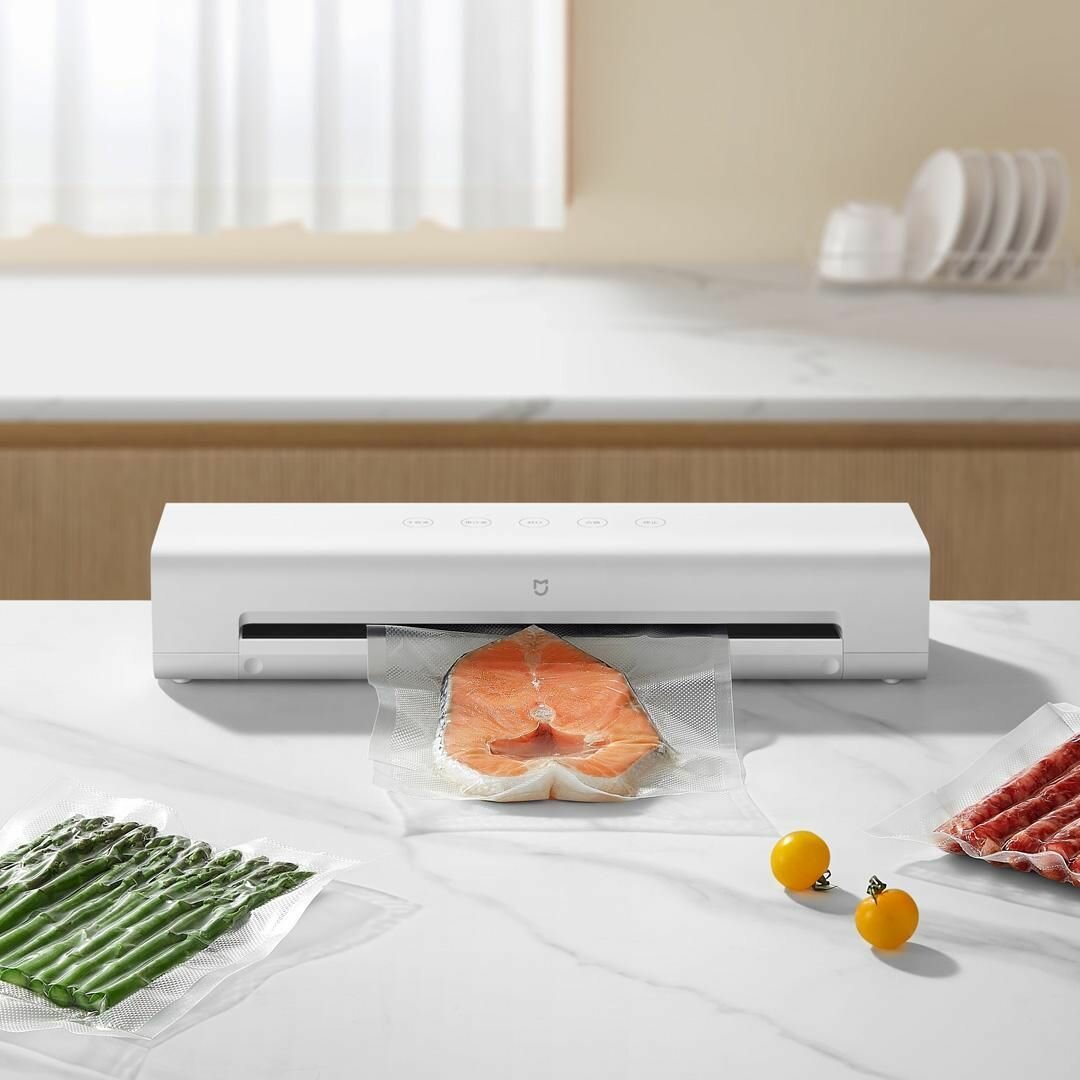 Картинки Xiaomi Вакуумный упаковщик Mijia Vacuum Automatic Sealer 70KPa MJFKJ06XM