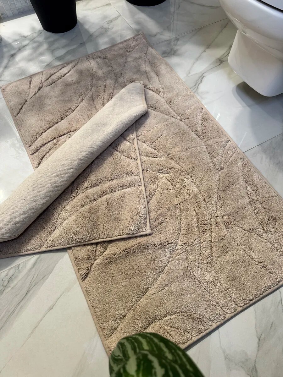 Коврики для ванной и туалета 60х100/50х60 см Турция