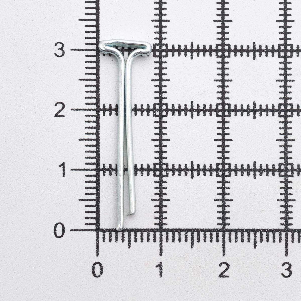 Шплинты для игрушек T-образные (крепления для подвижности рук и ног игрушек) Айрис, 2*25 мм, цинк, 100 шт — фото 1