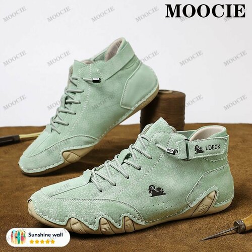 фото Полуботинки moocie, размер длина стопы 29cm, светло-зеленый