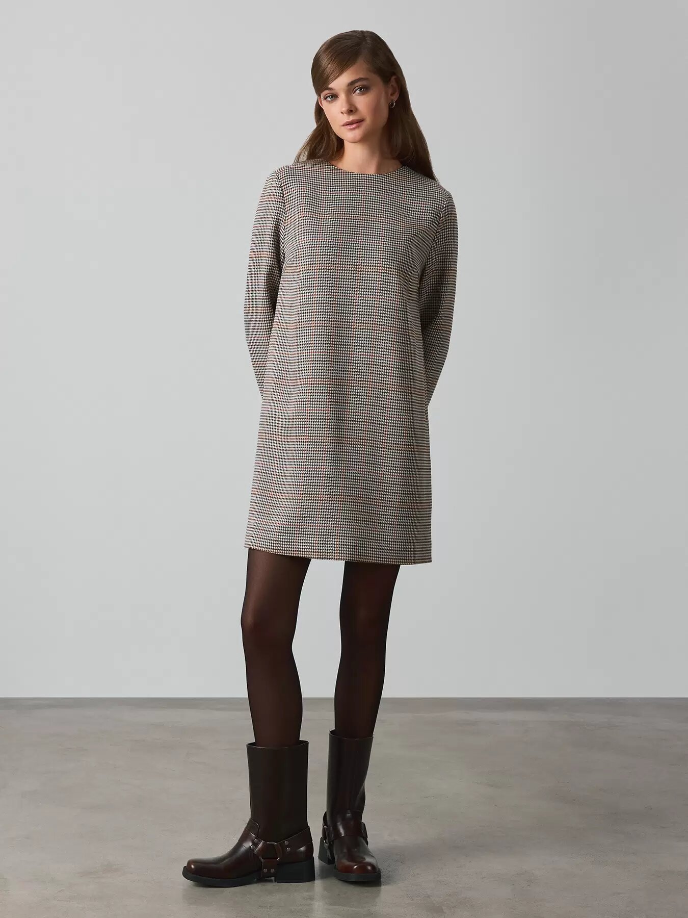 Платье JUST CLOTHES, размер 42, мультиколор