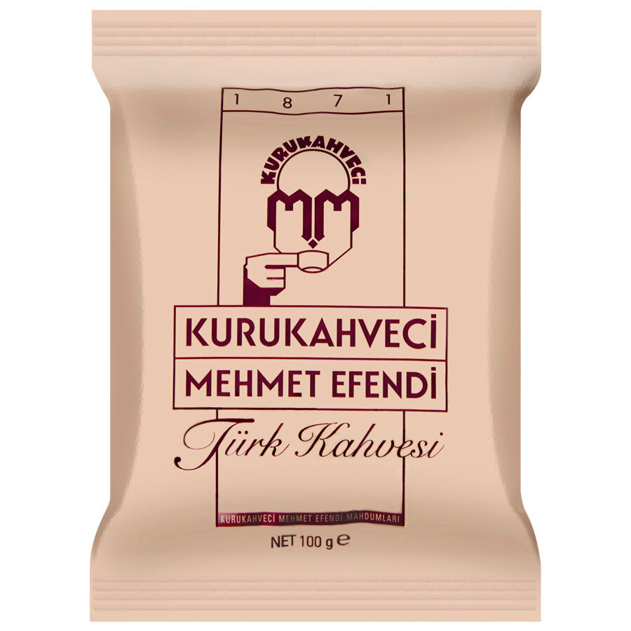 Кофе Kurukahveci Mehmet Efendi молотый, 100гр, 1 упаковка, средняя обжарка.