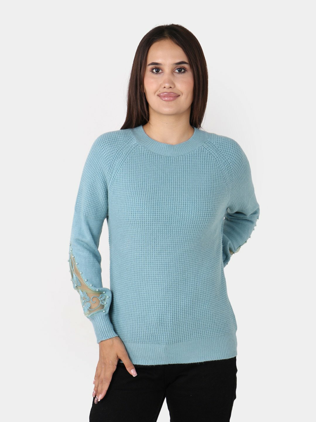 Свитер размер One Size, , голубой, — фото 1