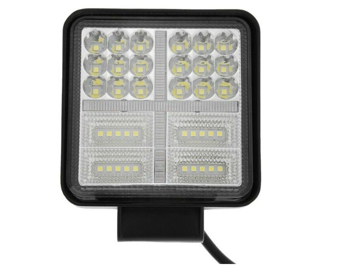 Противотуманная фара, 9-30 В, 54 LED (38 белых, 16 желтых), IP67, 162 Вт, направленный свет