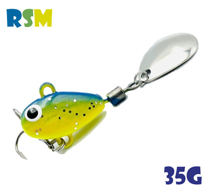 Блесна Тейл-Спиннер для рыбалки Uf-Studio Hurricane 35g #RSM