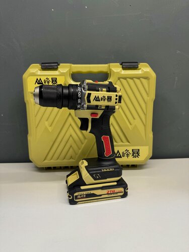 Изображение товара Шуруповерт со съемным патроном, аккумуляторный FB-2110, 21 В, 60 Нм, 2х2.0А. ч, LI-ON, в кейсе