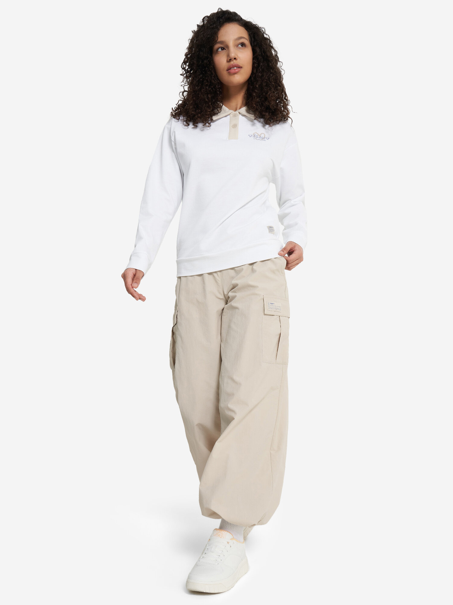 Свитшот Termit, размер 48, , белый/бежевый — фото 1