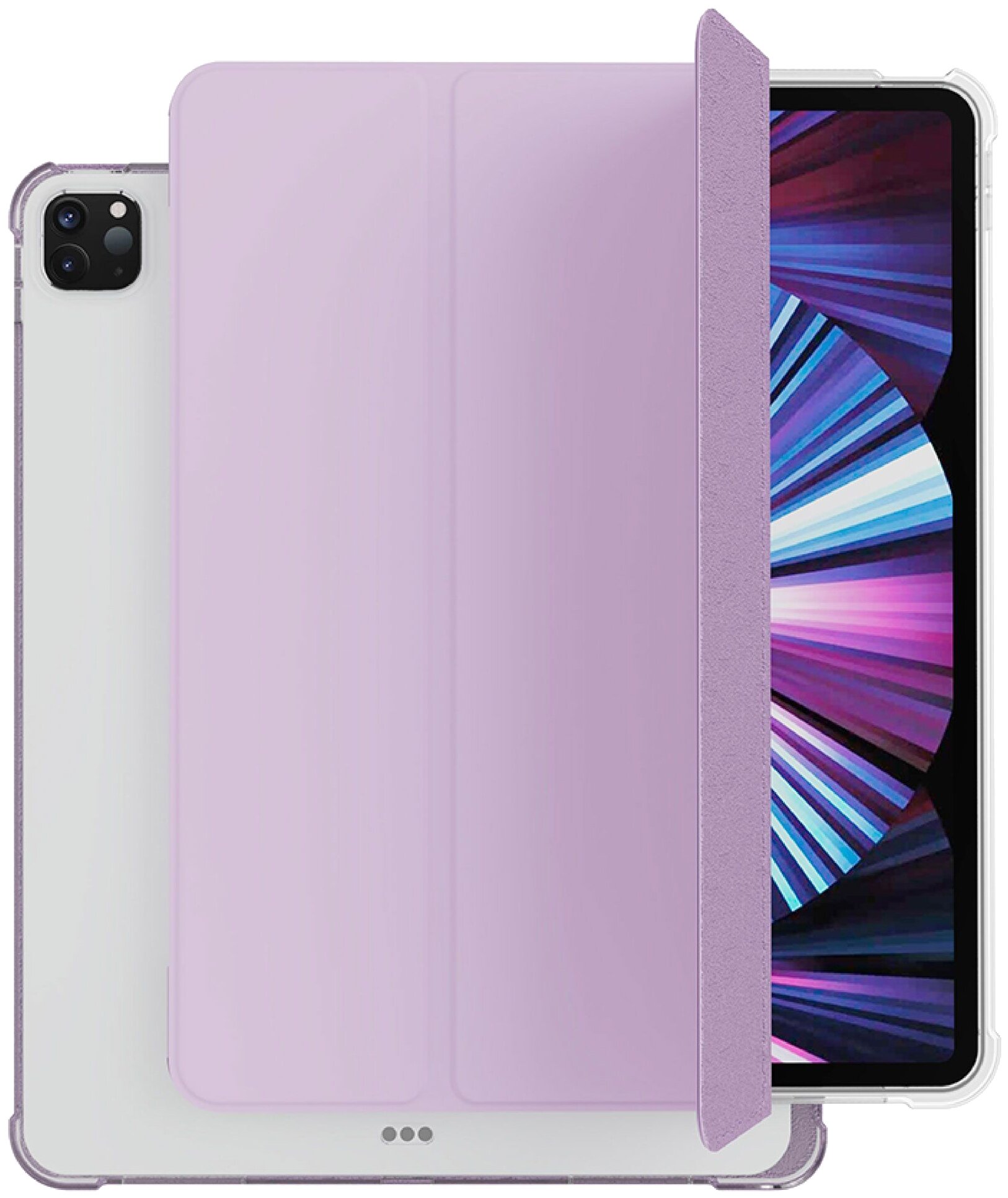 Чехол для планшета vlp-PCPAD21-11VT, для Apple iPad Pro 11" 2021, фиолетовый