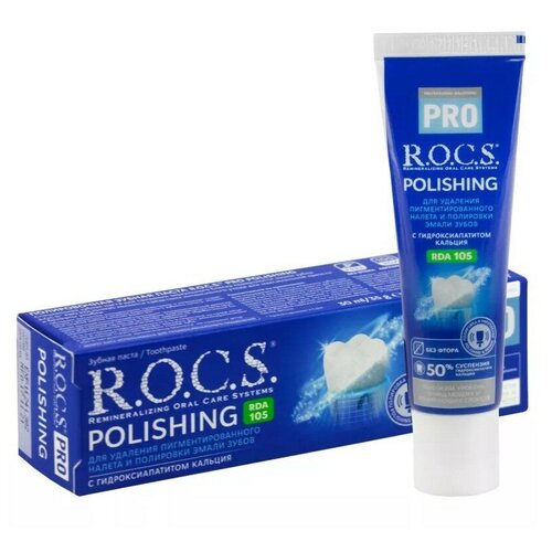 Зубная паста R.O.C.S. PRO Polishing. Полировочная 35 гр