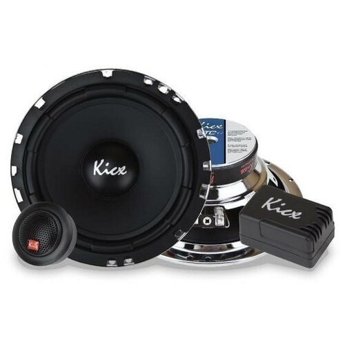 2-полосные компонентные динамики 180Вт 165 см 2шт кроссовер KICX STC-62 490000₽