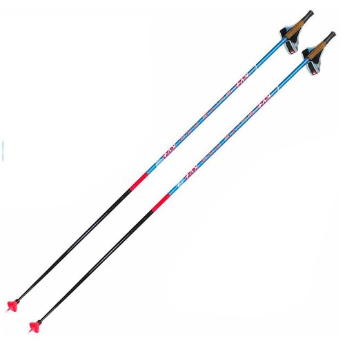 Лыжные палки KV+ Elite Pro, 175 см, синий/черный