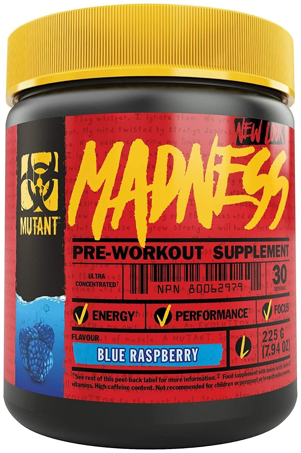 MUTANT Madness 7oz (225 грамм) (Blue Raspberry)