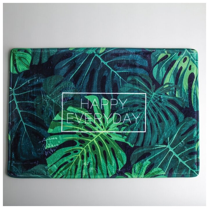 фото Коврик Доляна "Листья монстеры", 40x60 см