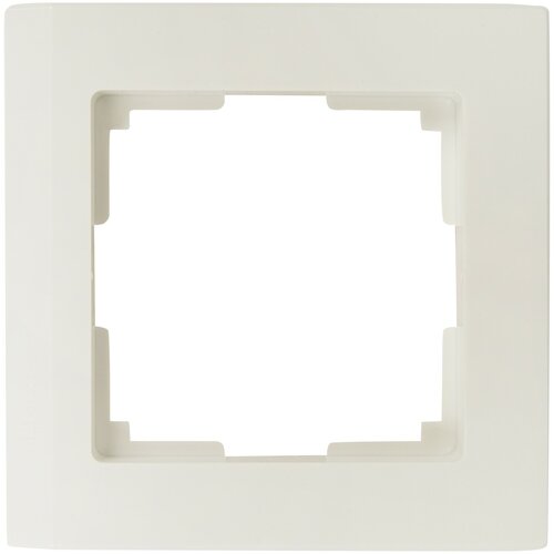 Рамка для розеток и выключателей Werkel Stark 1 пост, цвет белый рамка stark на 1 пост werkel w0011801 белый