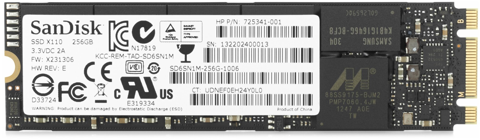 Жесткий диск HP (1CA51AA) Turbo Drive Gen2 256Gb m.2 SSD