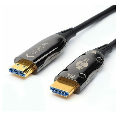 Кабель HDMI - HDMI оптоволоконные Atcom AT8875 50.0m кабель hdmi 50 м high speed metal gold optical 8k ver 2 1