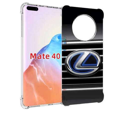 Чехол MyPads lexus-лексус-2 для Huawei Mate 40 / Mate 40E задняя-панель-накладка-бампер