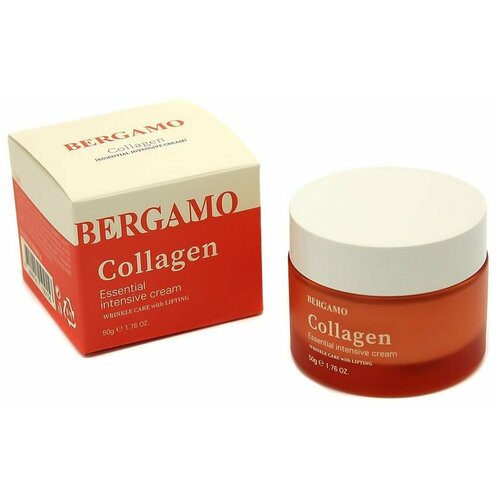 Bergamo Collagen Essential Intensive Cream Омолаживающий крем для лица с коллагеном, 50 мл