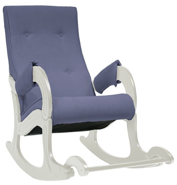 Кресло-качалка Модель 707 (Verona Denim Blue/дуб шампань)