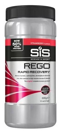 SIS Rego Rapid Recovery Клубника / Белковый восстановительный напиток в порошке (500g)