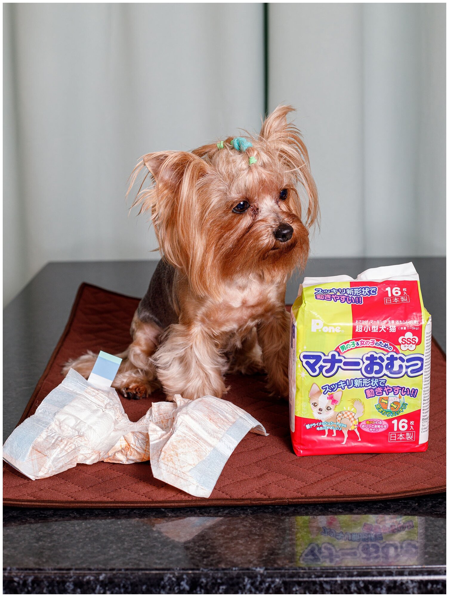 Подгузники многоразовые Japan Premium Pet для приучения к туалету размер 3S до 3кг 16шт Daiichi Eizai - фото №2