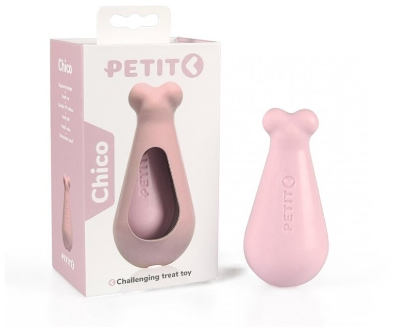 Игрушка для собак PETIT Treat toy Chico, розовый - фотография № 4