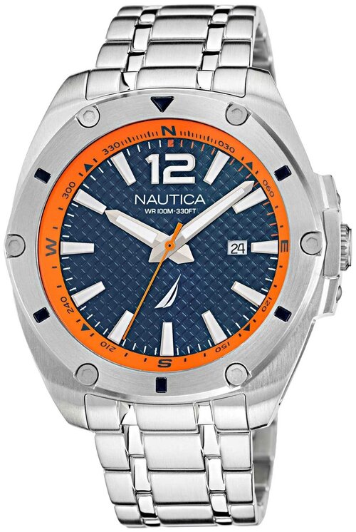 Наручные часы NAUTICA, серебряный