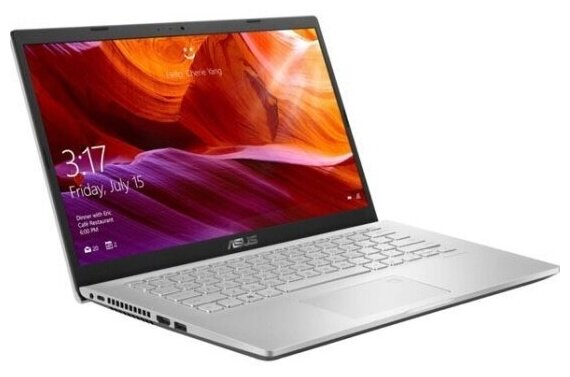 Ноутбук ASUS X409FA-BV606 Intel i3-10110U8G256G SSD14 HDIntel UHD GraphicsNo OS Серебристый 90NB0MS1-M09600