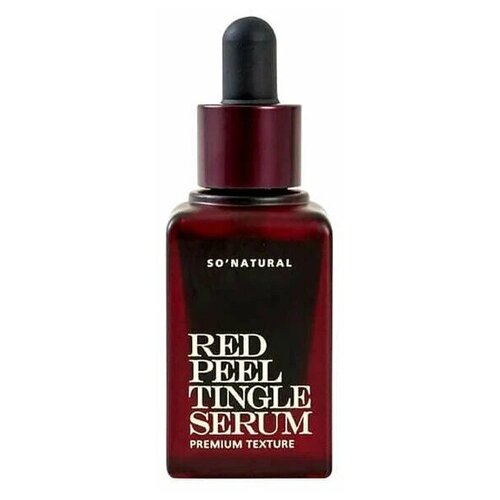 So Natural / Кислотная пилинг-сыворотка со спикулами Red Peel Tingle Serum Premium Texture 20 мл Южная Корея