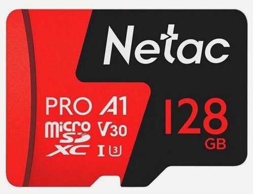 Изображение товара Карта памяти Netac P500 Extreme Pro MicroSDXC 128GB Сlass 10 UHS-I 100MB/s (NT02P500PRO-128G-S)