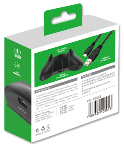 Аккумуляторная батарея IPEGA 1400 мАч + USB-кабель для комплектов XBOX ONE / SLIM / X — фото 1