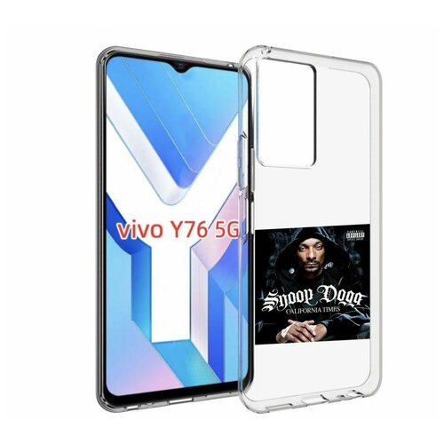 Чехол MyPads Snoop Dogg CALIFORNIA TIMES для Vivo Y76 5G задняя-панель-накладка-бампер