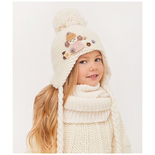 фото Шапка для девочки зимняя/шапка детская осенняя/зимняя/шапка теплая для девочки/розовый/р-р 50-52 storm